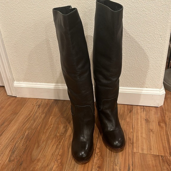 Seychelles black leather boots! ✨ - Picture 6 of 8